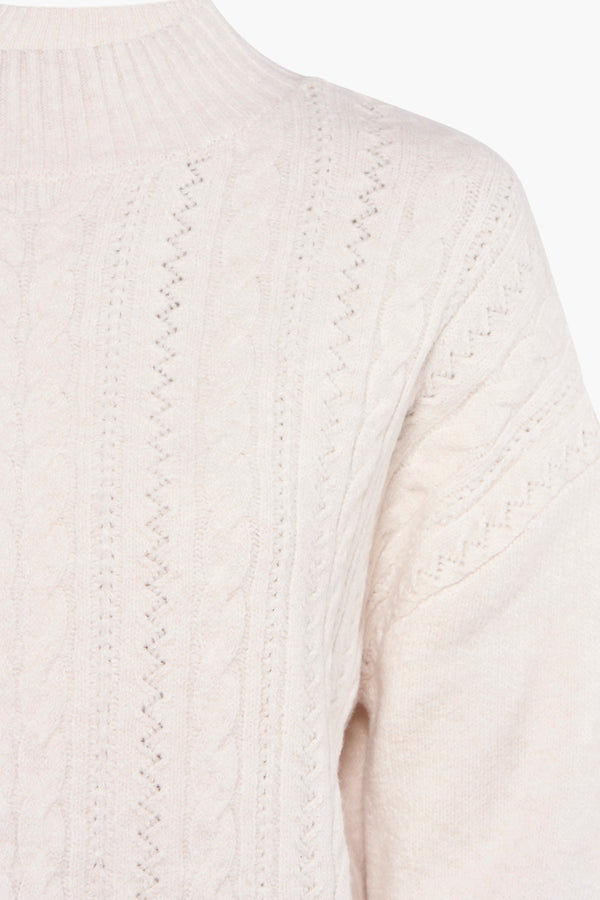 Pull col rond Écru - STREET ONE
