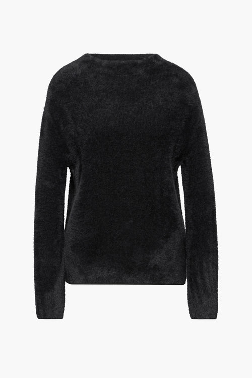 Pull col rond Noir - STREET ONE
