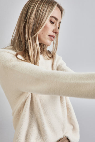 Pull col rond Écru - STREET ONE