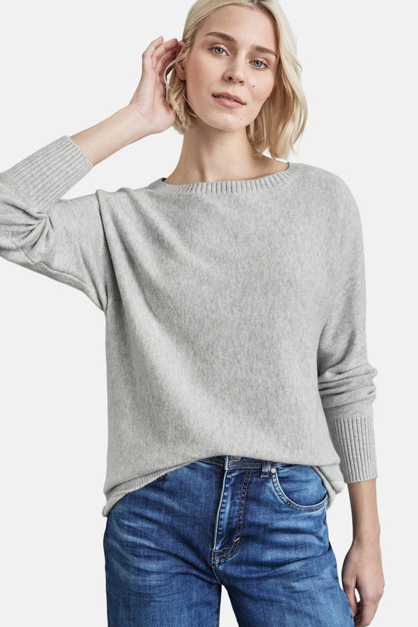 Pull col rond Gris - STREET ONE