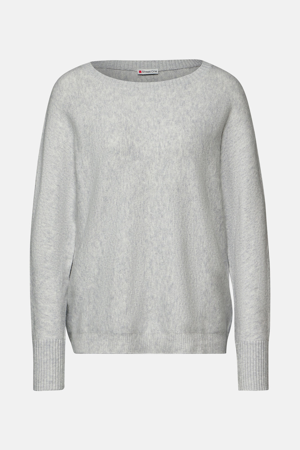Trui met ronde hals Grijs - STREET ONE