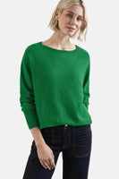 Trui met ronde hals Groen - STREET ONE