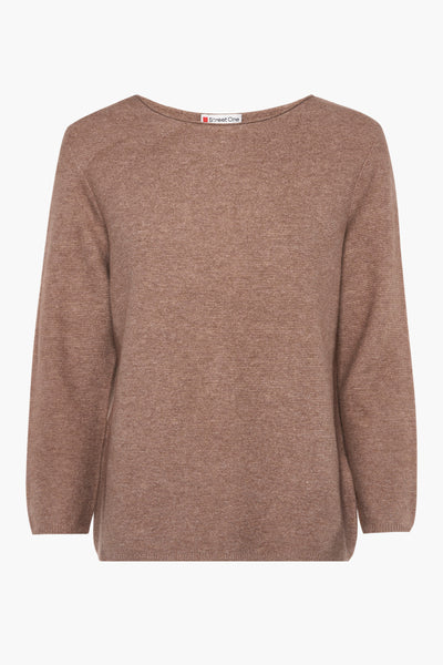 Pull col rond Beige - STREET ONE