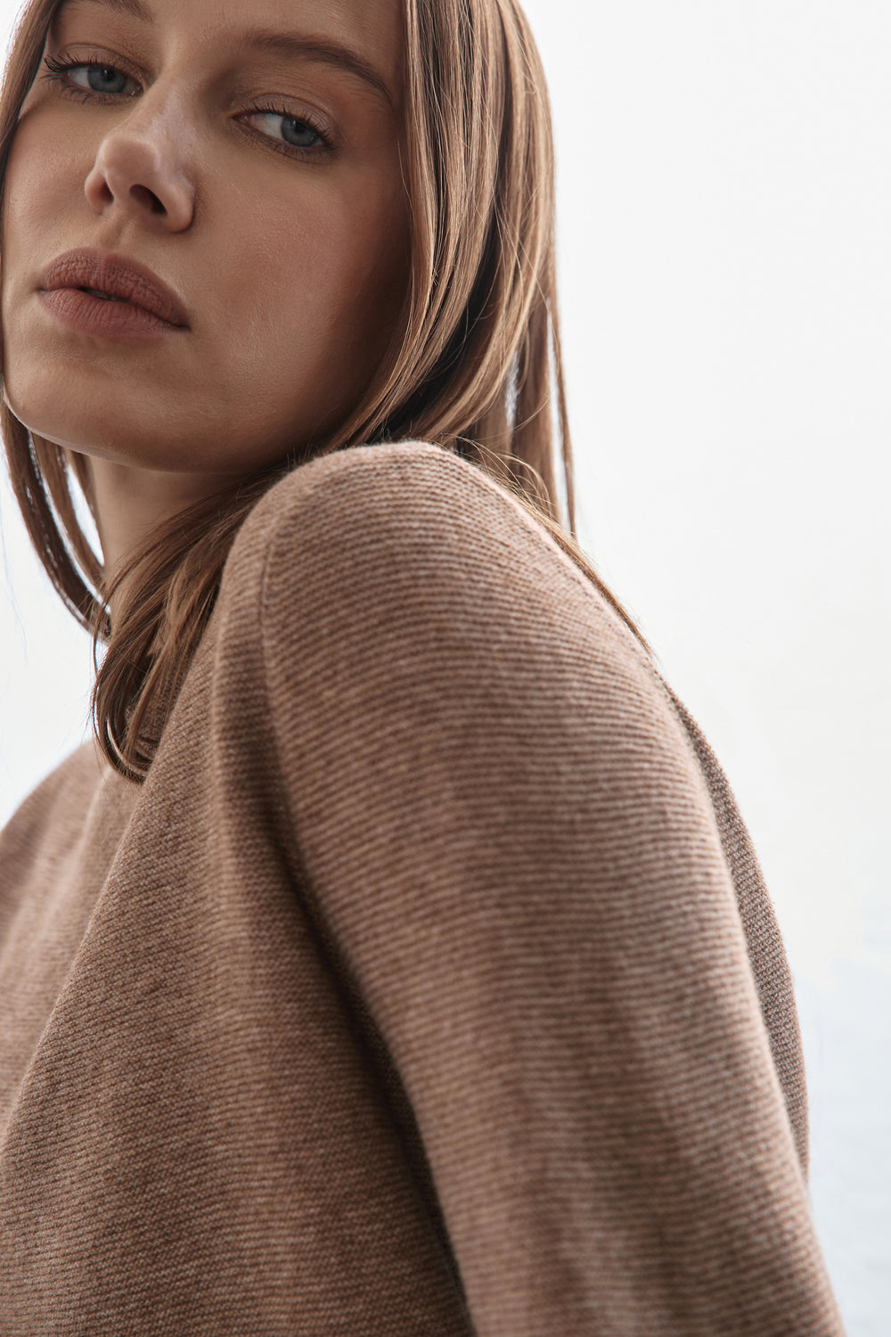 Pull col rond Beige - STREET ONE