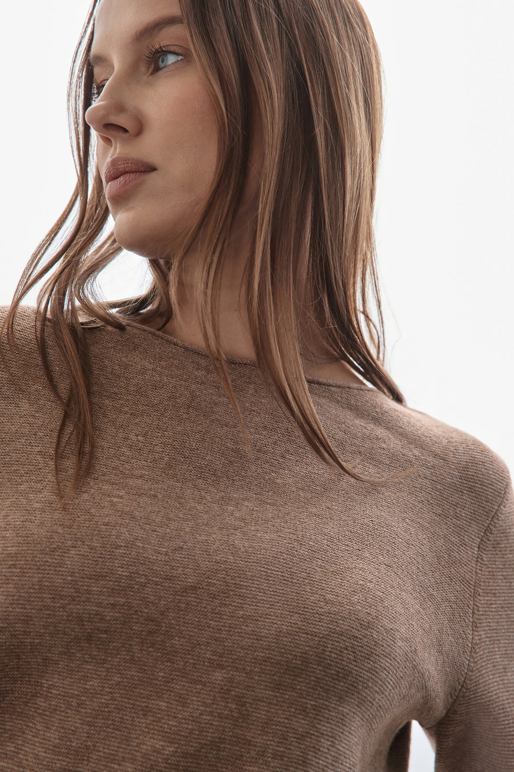 Pull col rond Beige - STREET ONE