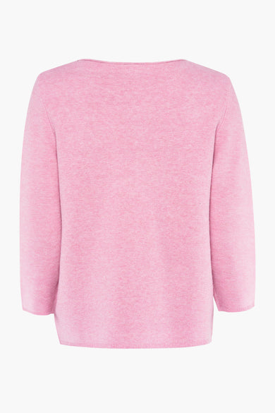 Pull à col rond - rose