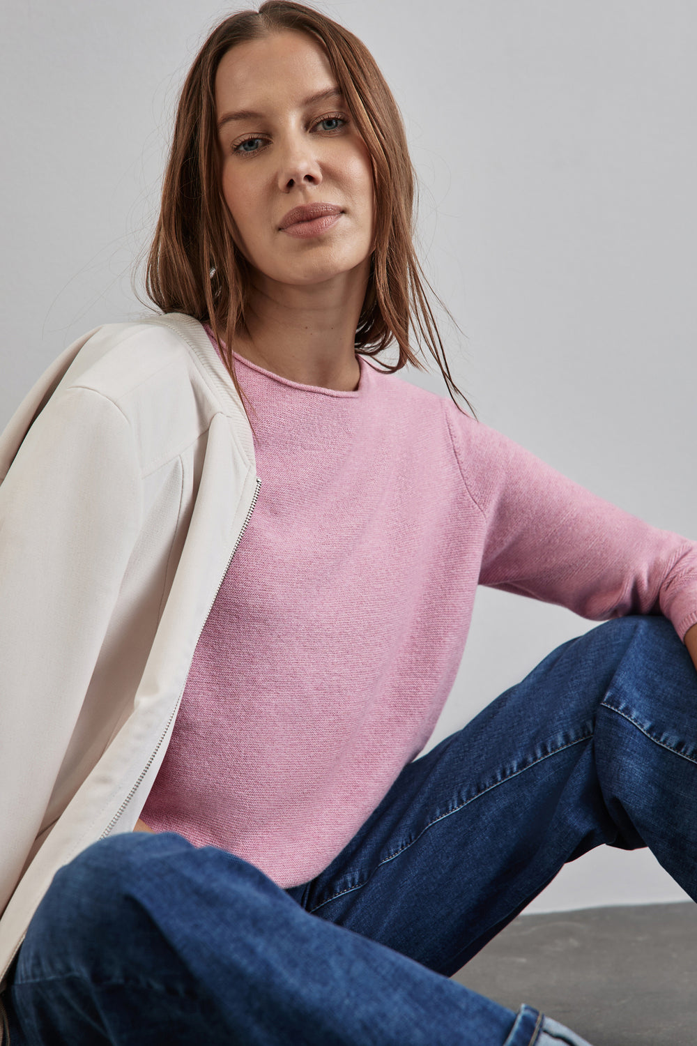 Pull col rond Rose - STREET ONE
