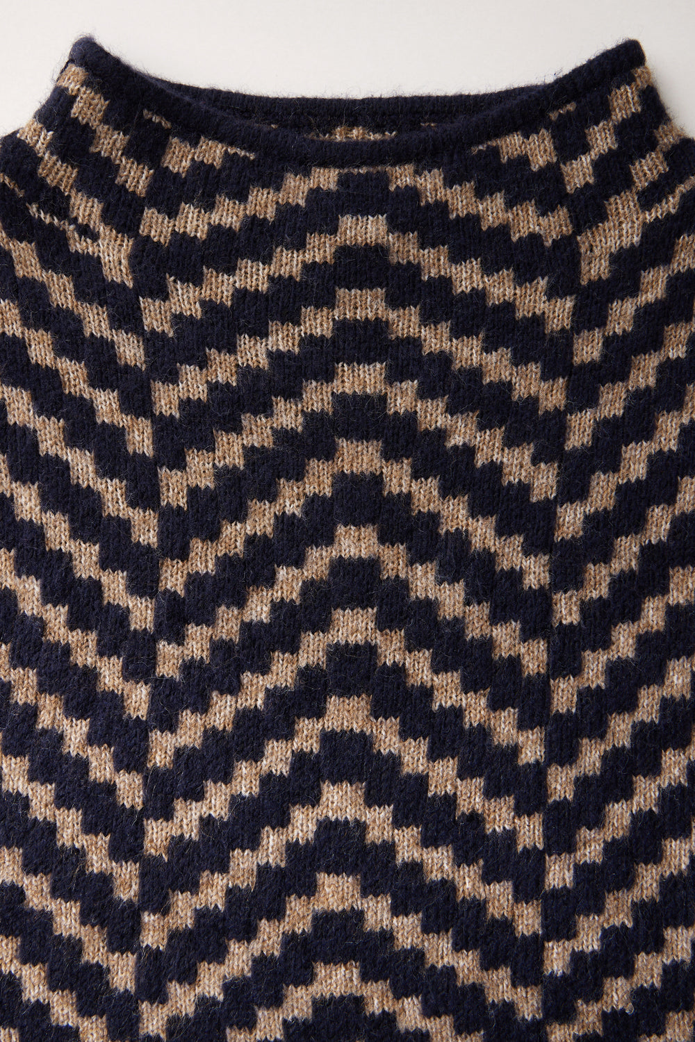 Pull col rond Bleu - STREET ONE