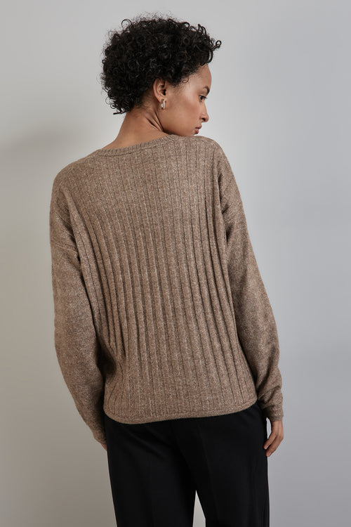 Pull col V Beige - STREET ONE