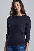 Pull col rond Bleu - STREET ONE