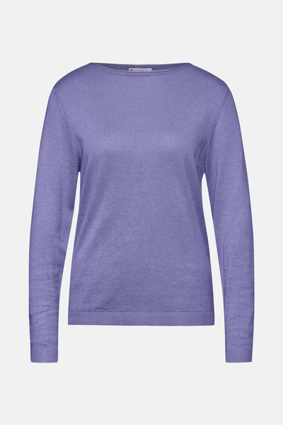 Pull col rond Mauve - STREET ONE