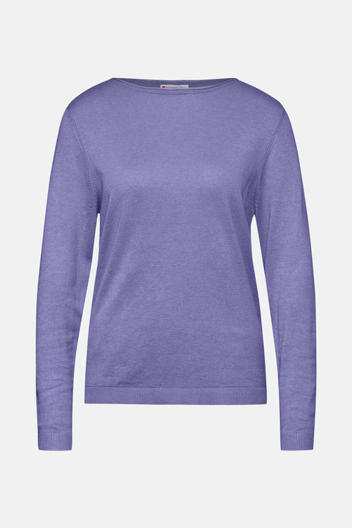 Pull col rond Mauve - STREET ONE