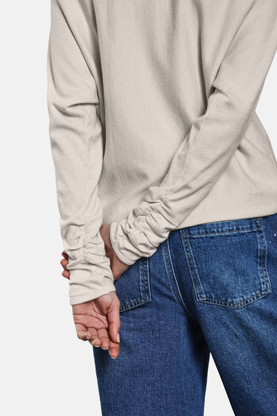 Trui met ronde hals Ecru - STREET ONE