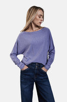 Pull col rond Mauve - STREET ONE