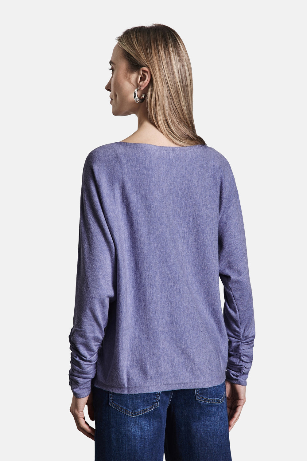 Pull col rond Mauve - STREET ONE