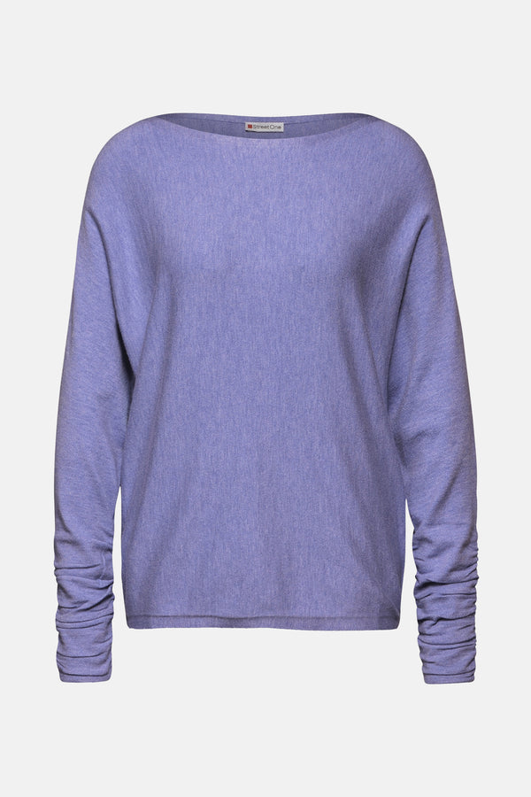 Pull col rond Mauve - STREET ONE