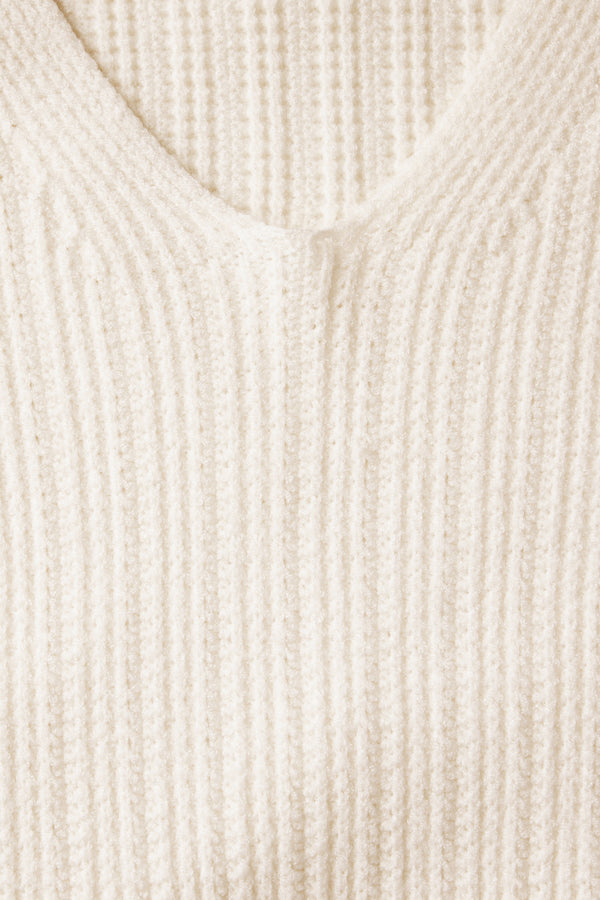 Pull col V Beige - STREET ONE