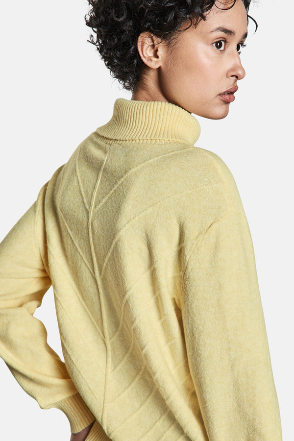 Pull col rond Jaune - STREET ONE