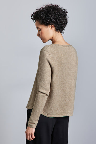 Pull col rond Beige - STREET ONE