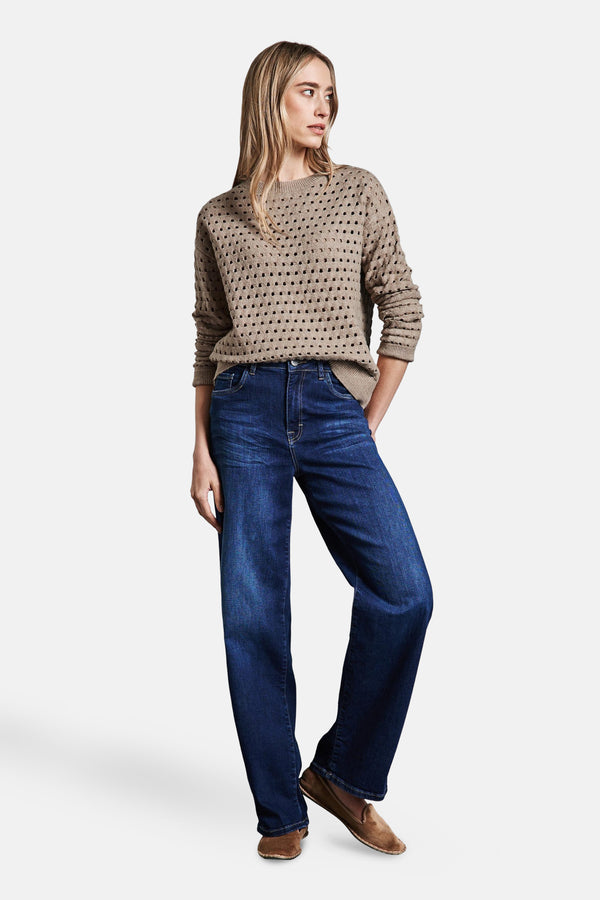 Pull col rond Beige - STREET ONE