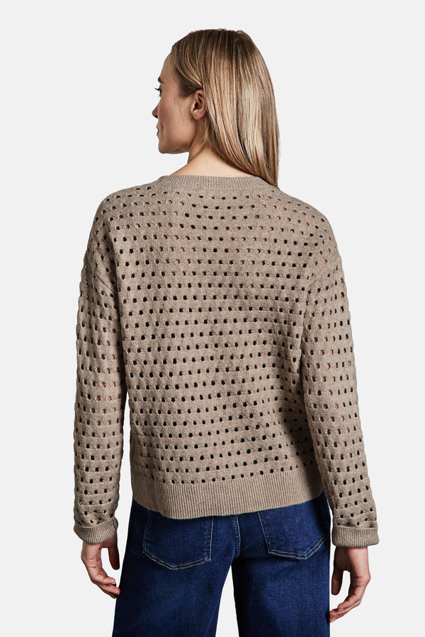 Pull col rond Beige - STREET ONE