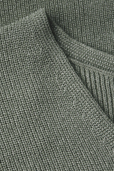 Trui met V-hals Groen - STREET ONE