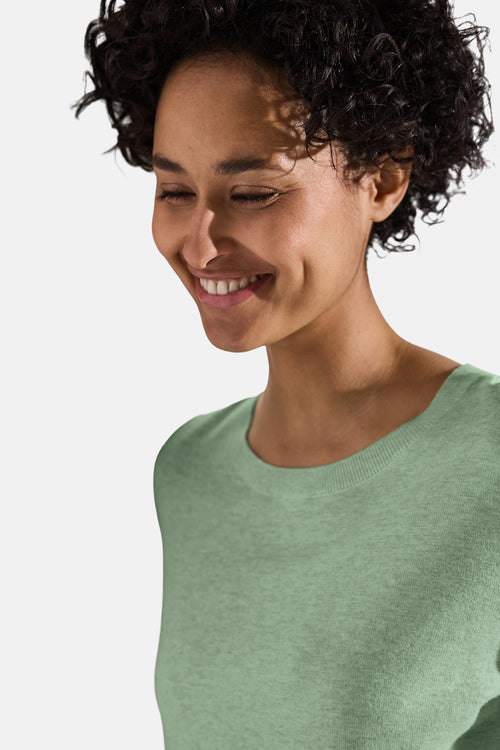 Top (korte mouwen) GREEN - STREET ONE