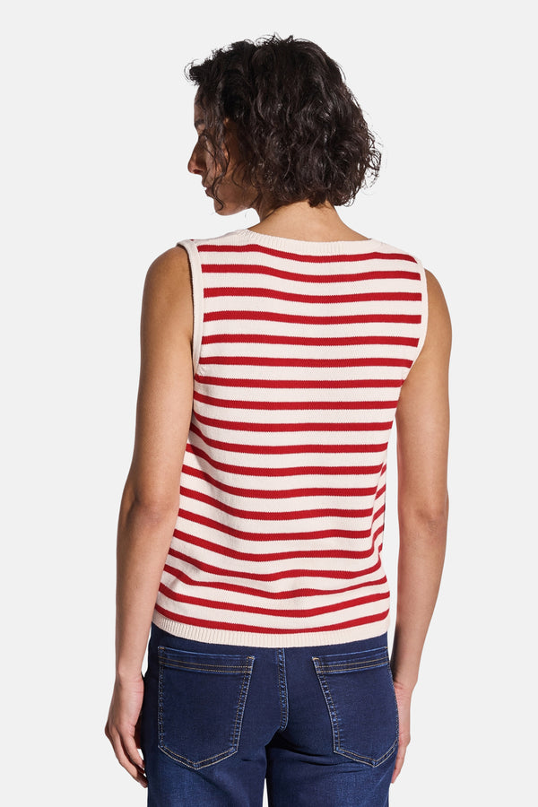 Top (sans manches) Rouge - STREET ONE