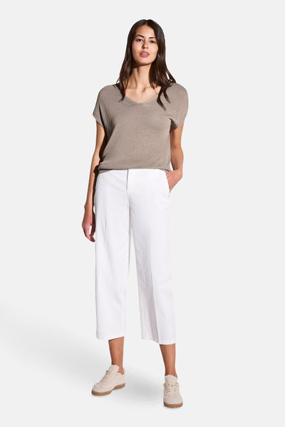 Top uni manches courtes Beige - STREET ONE