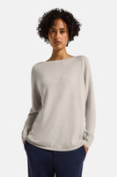 Top uni manches longues beige - STREET ONE