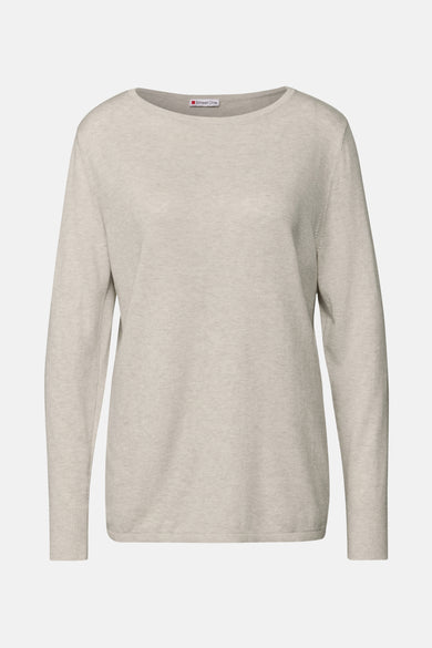 Top (lange mouwen) beige - STREET ONE