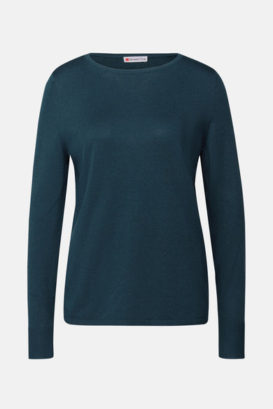 Top (lange mouwen) blauw - STREET ONE