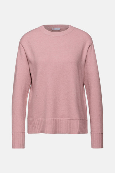Pull met ronde hals - roze