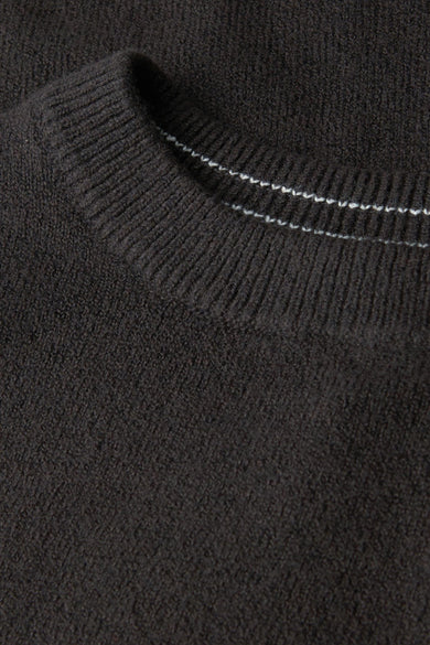 Pull à col rond - brun