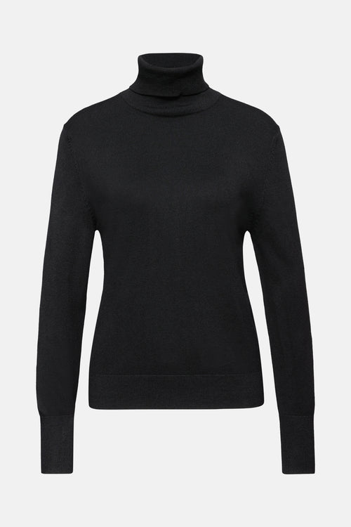 Trui met rolkraag zwart - STREET ONE