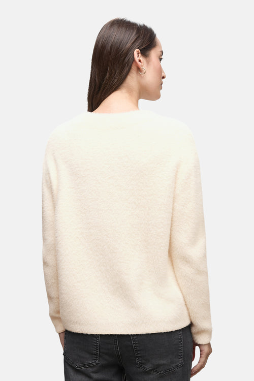 Trui met ronde hals ecru - STREET ONE