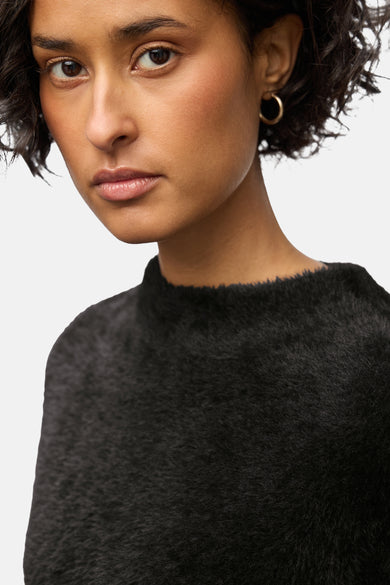 Trui met ronde hals bruin - STREET ONE