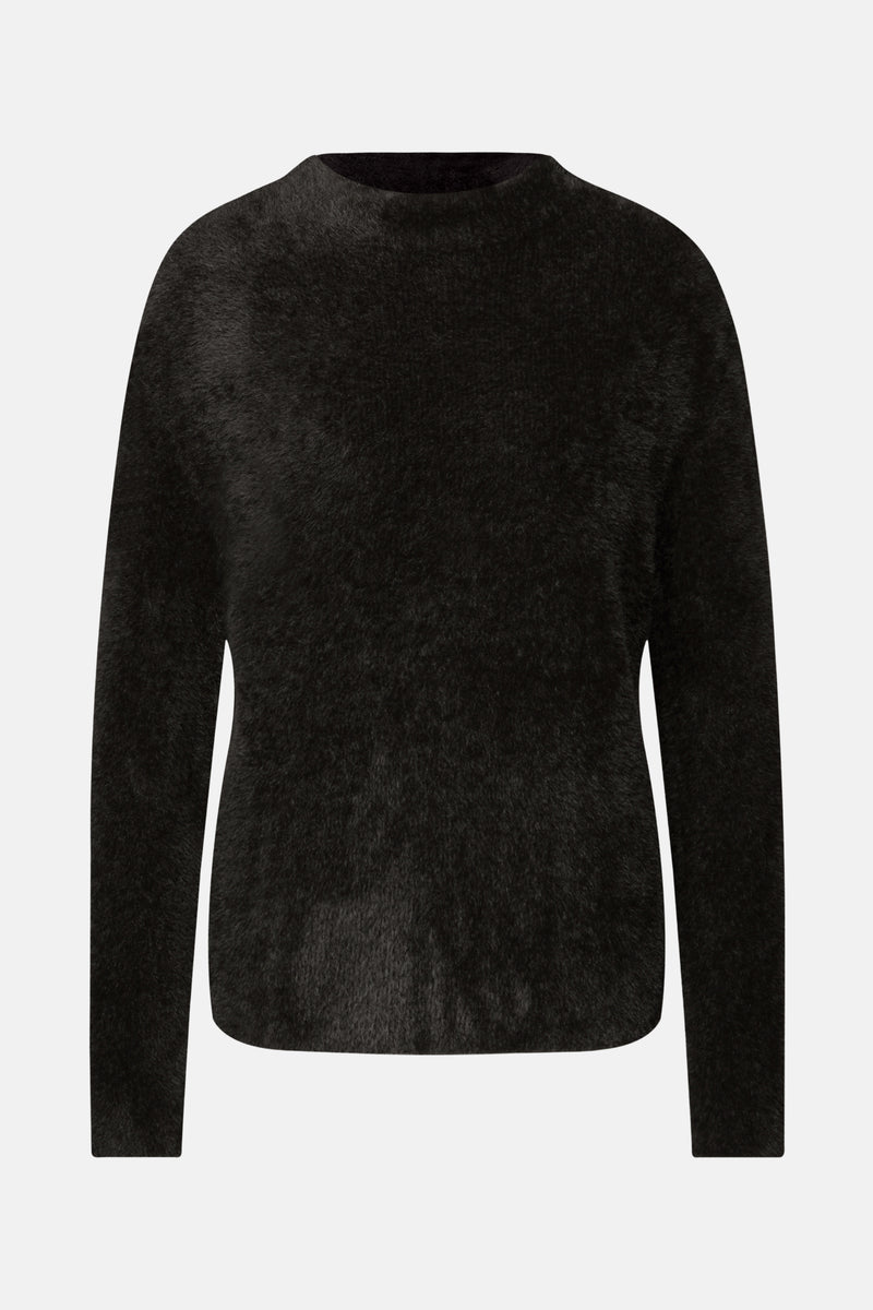 Trui met ronde hals bruin - STREET ONE