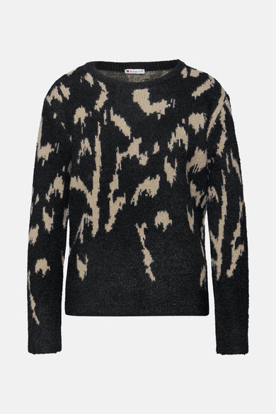 Trui met ronde hals multicolor - STREET ONE