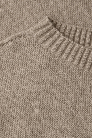 Trui met ronde hals beige - STREET ONE