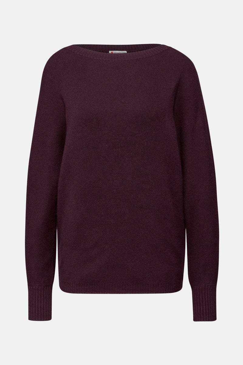 Trui met ronde hals rood - STREET ONE