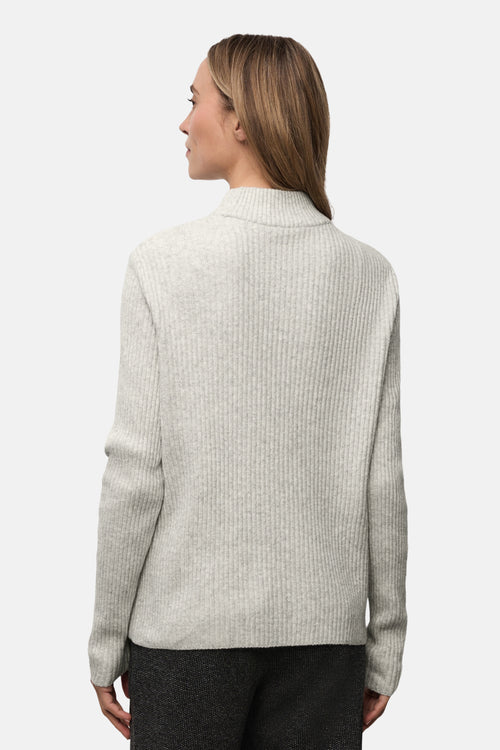 Trui met rolkraag grijs - STREET ONE