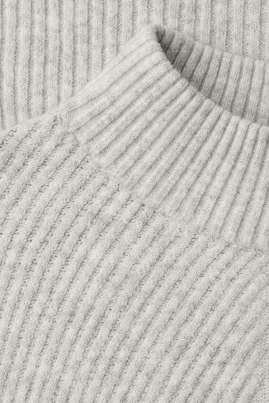 Trui met rolkraag grijs - STREET ONE