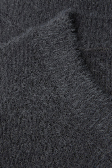 Trui met V-hals grijs - STREET ONE