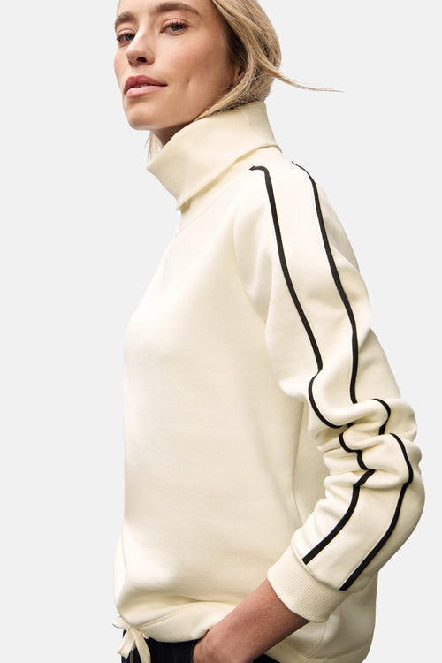 Trui met rolkraag ecru - STREET ONE