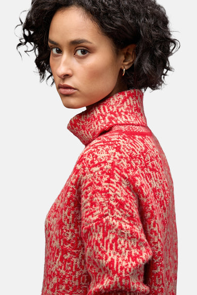 Trui met rolkraag multicolor - STREET ONE