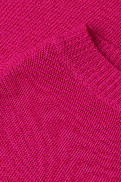 Trui met ronde hals roze - STREET ONE