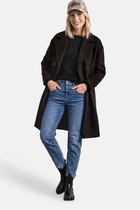 Trui met ronde hals zwart - STREET ONE