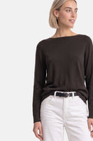 Pull col rond brun - STREET ONE