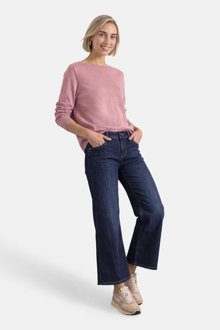Pull col rond rose - STREET ONE